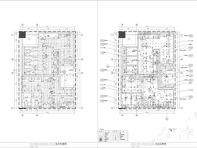 餐厅卫生间施工图