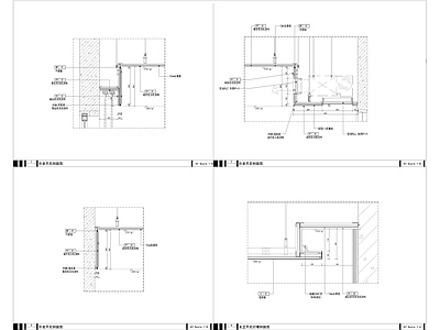 天花吊顶节点图 施工图