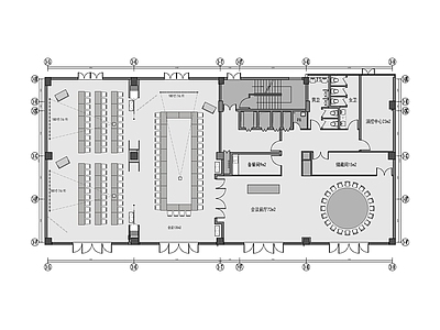 550㎡会议中心室内 施工图