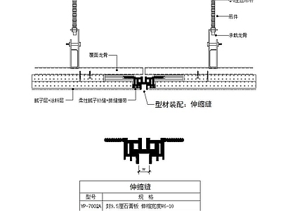 收口型材节点 施工图 建筑通用节点