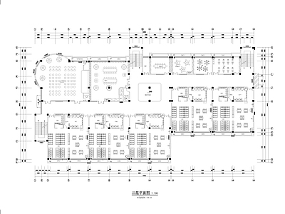 5000m²现代幼儿园平面图 施工图