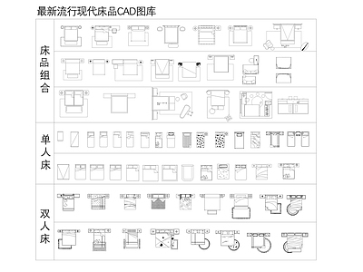 最新流行现代床品 图库