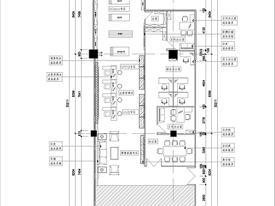 手机营业展厅 平面图