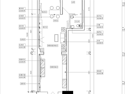 社区手机营业展厅 效果图 施工图