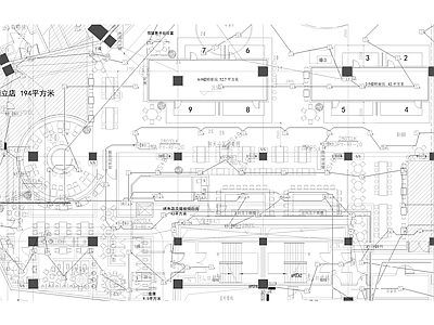 美食广场消防 施工图 建筑电气