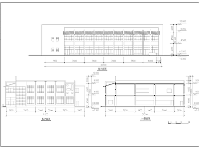 标准食堂建筑 施工图