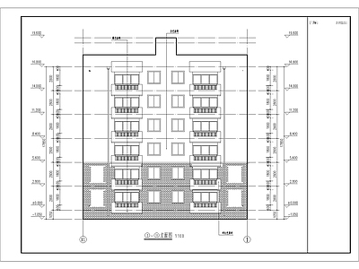 现代风格高层住宅建筑 施工图