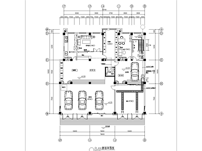 汽车服务中心装饰施工图