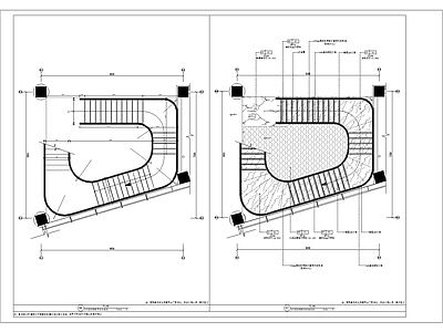 旋转楼梯节点 施工图