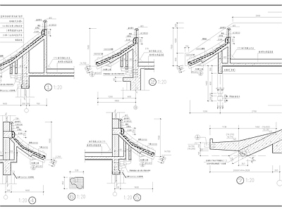 仿古多层办公楼建筑施工图