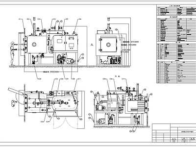 25KW真空冷冻干燥机总图装配图