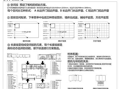 现代橱柜 施工图