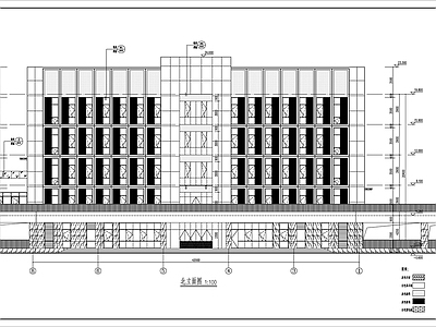 某中心学校综合楼建筑