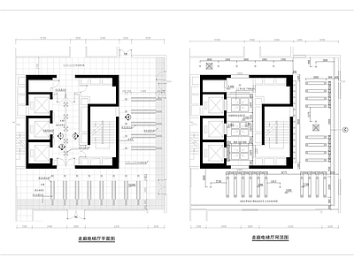 办公楼电梯厅装饰施工图