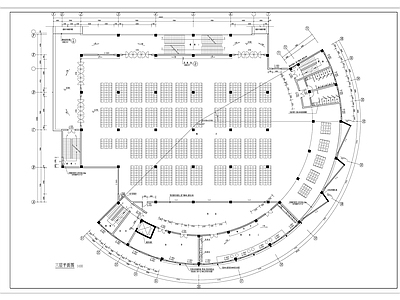 五层学校食堂建筑 施工图