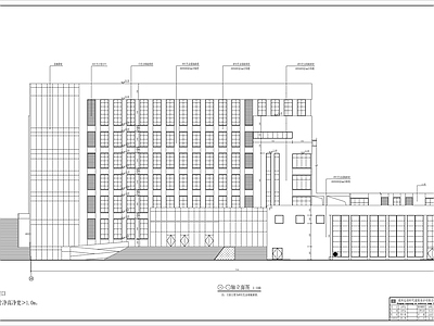 职业技术学图书馆建筑 施工图