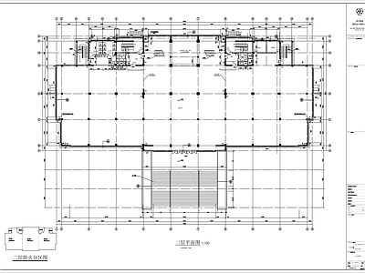 中学图书大楼建筑 施工图