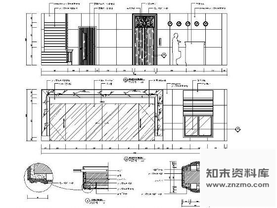 图块/节点门厅立面详图Ⅰ