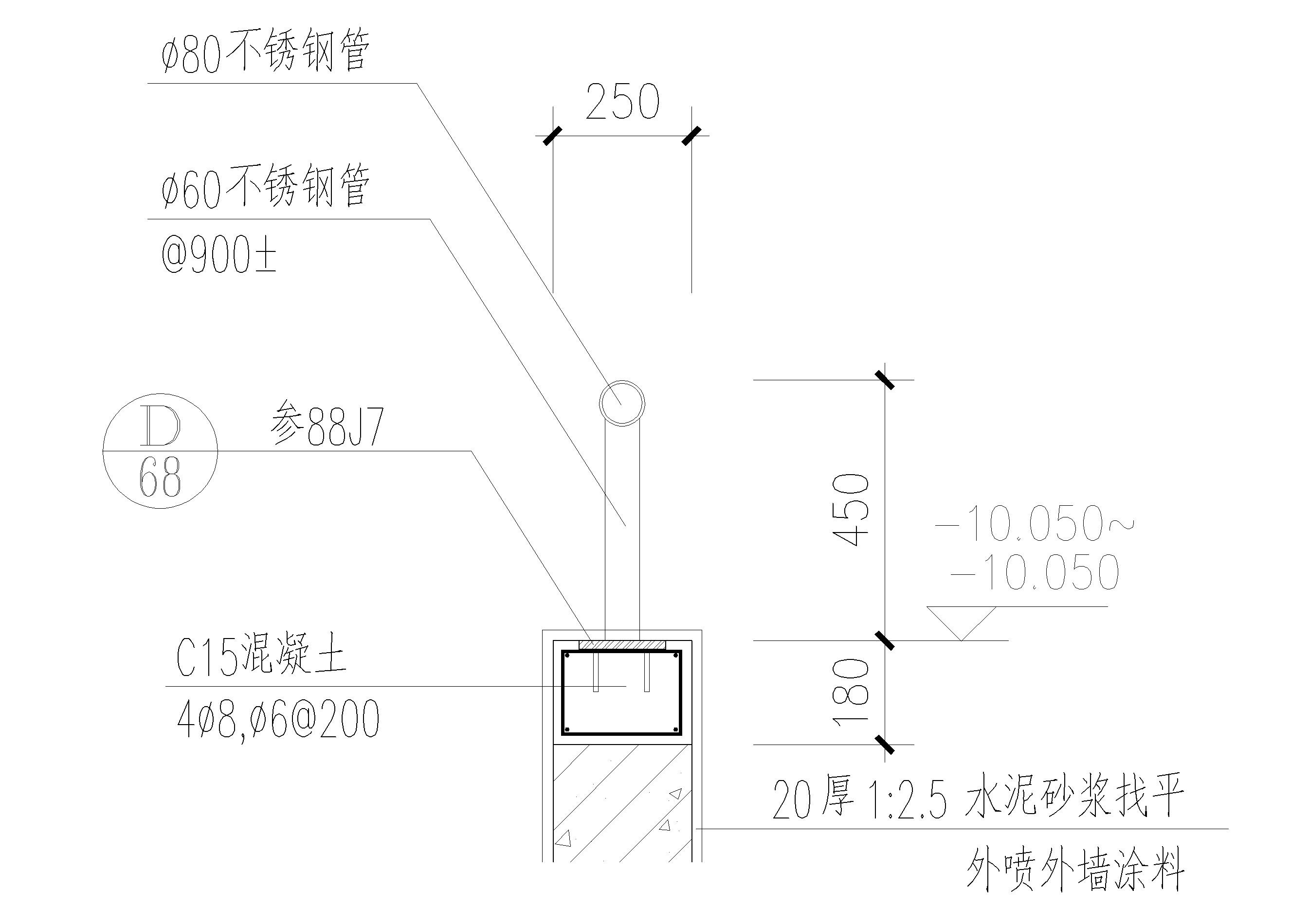 室内室外多种节点大样图纸