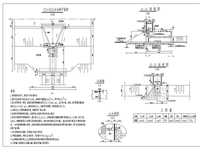 渠道分水闸施工图