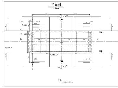 某农业水利工程跨20米梁桥设计图