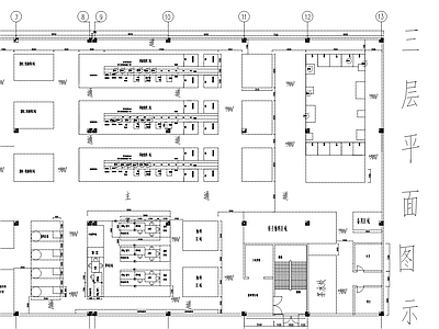 电机流水线生产车间 施工图 建筑电气