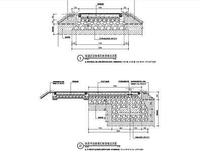 淤泥换填石粉渣做法详图 施工图