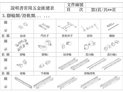 精选家具五金图库