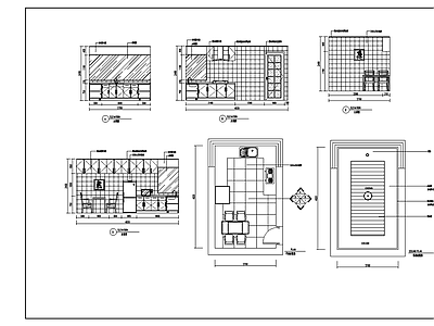 厨房室内 施工图