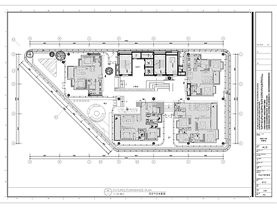 万科售楼部四层室内 施工图