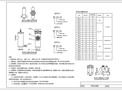 微灌首部枢纽装置结构图 施工图