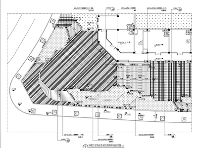 楼下层商业街路口节点 施工图