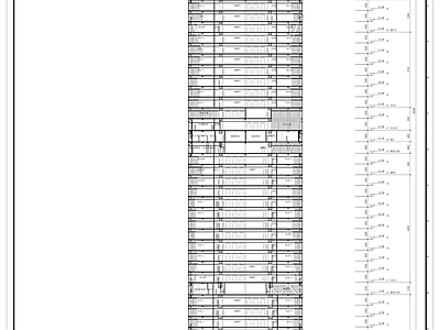 超高层办公楼 施工图 效果图