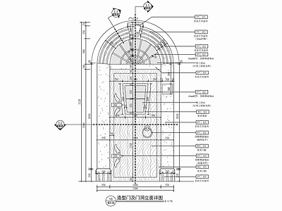 门节点 施工图 通用节点