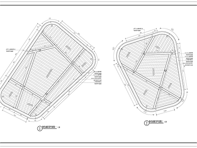地产特色异形廊架详图 施工图