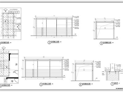 车库顶棚详图 施工图 建筑通用节点