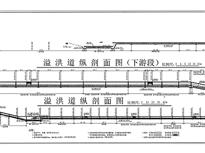 水库溢洪道除险加固工程初步设计图 施工图