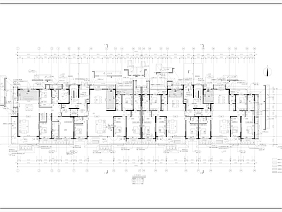 10层洋房住宅楼建筑 施工图