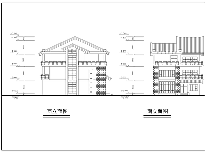 小型别墅建筑 施工图