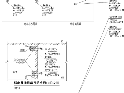 公厕高压配电及公共开关房污水处理暖通 施工图 建筑暖通