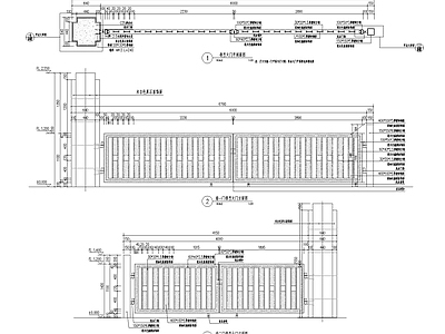 铁艺大门 施工图