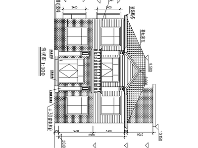 农村自建房建筑 施工图