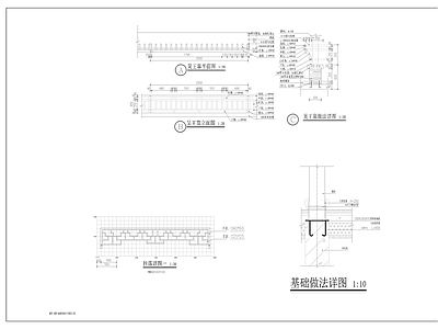 仿古廊架古典廊架节点 施工图