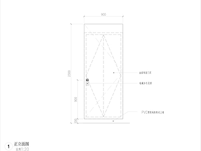 暗门节点 施工图 隐形