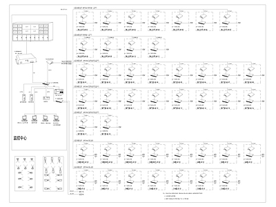 标准常用监控系统图 建筑电气