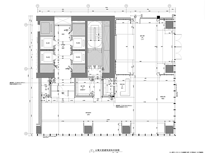 公寓大堂室内 施工图