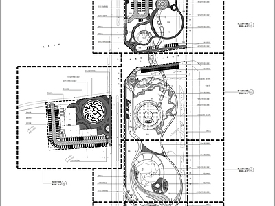 城市休闲公园景观图纸 施工图