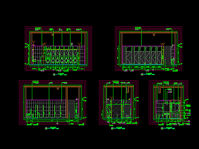 公用卫生间平面图立面图节点图 施工图