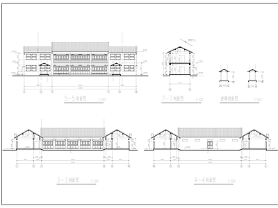 四合院建筑节点详图 施工图