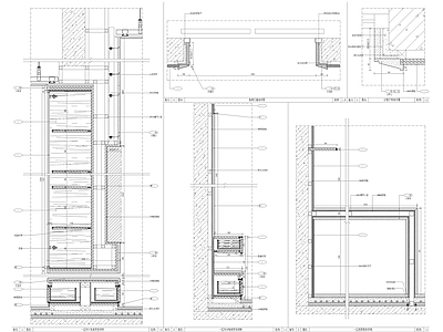 墙身洗手台节点大样图 施工图